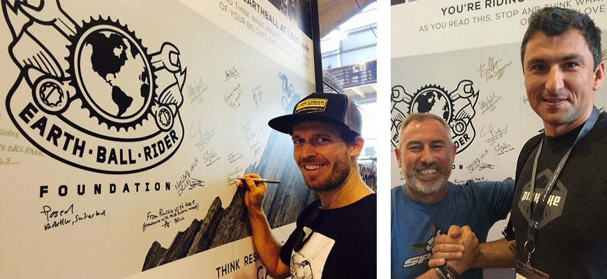 Earthball Riders Foundation signatories.